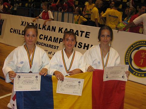 Lavinia, Patricia si Alexandra - medaliate cu bronz la Balcaniada 2007 